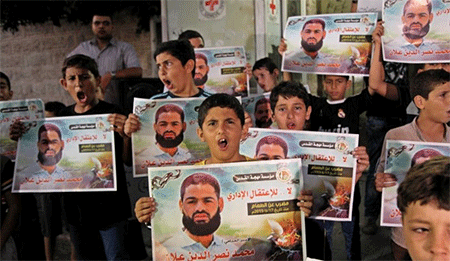 reclaman la libertad para el prisionero palestino Mohamed Allan El prisionero en huelga de hambre se niega a abandonar palestina
